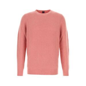 Fedeli Men Salmon Stretch Wool Blend Sweater